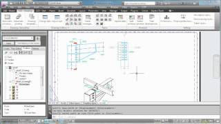 AutoCAD Structural Detailing - steel structure detail drawing