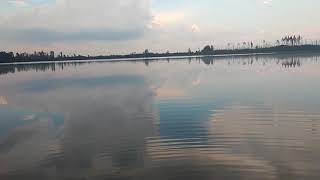 Дождь на озере. Гроза. Босиком по лужам и облакам.
