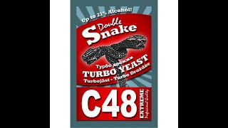 Сахарная брага дрожжи Double Snake 48 (ставим брагу) // Самогонщики В.В.