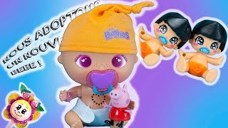 ?PEPPA Pig et les PINYPON adoptent un nouveau bébé ! Fille ou garçon ? Surprise poupon BELLIES ?