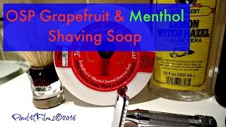 OSP - Grapefruit & Menthol Shaving Soap