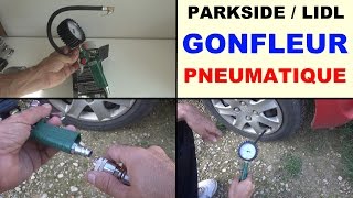 gonfleur pneumatique parkside lidl pdr a1 pneu roue de voiture vélo matelas etc.