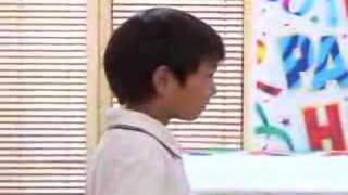 英語自己紹介スピーチ・子供・小学２年生・男子
