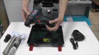 Аккумуляторный шуруповерт Bosch Professional GSR 120-LI (Распаковка)