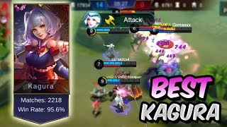 BEST KAGURA YUNIQUE DESTROYING THE ENEMIES! MOBILE LEGENDS