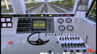 Запуск электровоза ЭП-1 в Trainz.