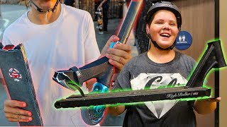 SCOOTER KID BROKE HIS PRO SCOOTER DECK!