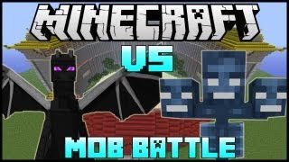 "ENDER DRAGON VS. WITHER! " - Minecraft: Mob Battle Arena! - BOSS FIGHT!