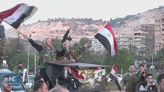 Syrians express defiance after US led strike on Syria