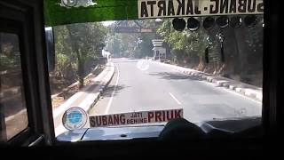 Perjalanan Jakarta-Subang via Sadang bersama Kramat Djati AC Ekonomi