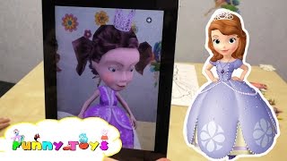 Princessa Sofia 3D Раскраска Принцесса София и ее друзья