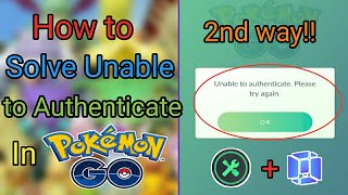 2nd and Best Method to Solve Unable to Authenticate problem in Pokemon Go Vmos