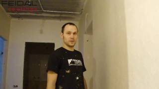 Декоративная штукатурка в стиле "марсельский воск" с золотым перламутром. FEIDAL.