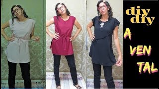 Avental simples modelagem corte e costura -DIY