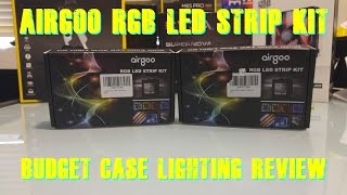 airgoo RGB Lighting Kit! Budget case lighting review!
