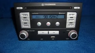 VW RMT 100 MP3 WMA USB / Radio Autoradio carradio car 6Q0051228 / http://www.schwab-onlineshop.de
