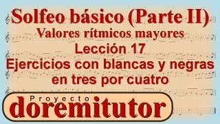 Tutorial música | Clases de Solfeo para principiantes 17 | Aprenda a cantar por nota