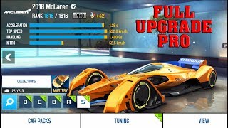 Asphalt 8 - McLaren X2 FULL UPGRADE (PRO)