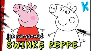Jak Narysować Świnkę Peppe | Kolorowanie