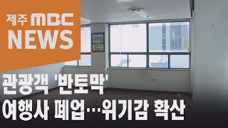 관광객 '반토막'  여행사 폐업…위기감 확산