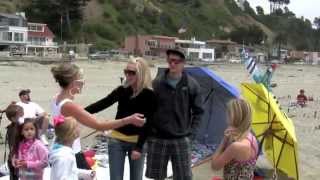 Will you marry me? Surprise beach proposal with sky words! The VERY BEST marriage proposal EVER!