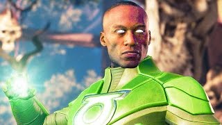 INJUSTICE 2 All John Stewart Intros Dialogue Character Banter 1080p HD