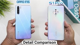 OPPO F15 Vs vivo S1 Pro Detail Comparison ICamera,Features,Battery I Hindi