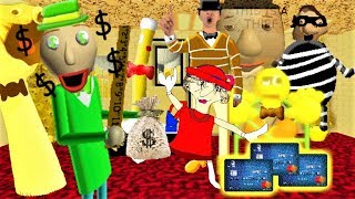 ?BALDI WON THE LOTTERY!! NOW HE IS SUPER RICH!!? | Baldi's Basics MOD: Baldi's Rich Basics