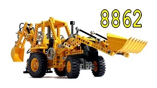 Lego Technic Экскаватор погрузчик 8862– Легенды Лего Техник – Обзор №5