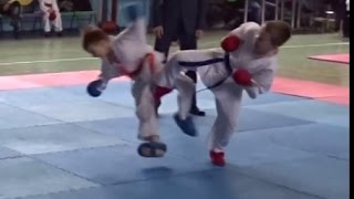 Турнир "Путь Воина" 14.05.2016 каратэ дети 7 лет бой достойный финала,karate kids,kumite,Лавриков