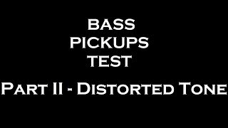 EMG pickups comparison - Spector Euro / distorted tone