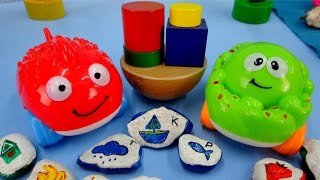 Изучаем цвета с игрушками. Мультик для самых маленьких.