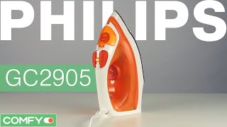 Philips GC2905 - доступный утюг с керамической подошвой  - Видеодемонстрация  от Comfy