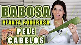 Use BABOSA ! ANTI RUGAS , MANCHAS de PELE , ACNE - Receitas para o Rosto e Cabelos