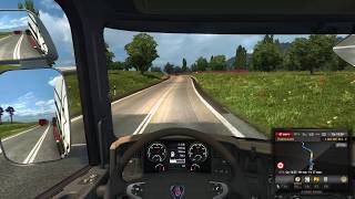 На 1 час застряли в пробке - очень трудный рейс в euro truck simulator 2 мультиплеер!