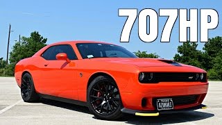 2016 Dodge Challenger Hellcat Driving Review - 6 Spd Manual
