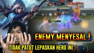 MLBB - STANDBY TISU WOI !!! ENEMY BERAIR MATA APABILA PENJAHAT PAKAI HERO INI !!!