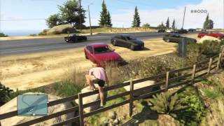 GTA V Online   'Опасная и жесткая погоня в горах'