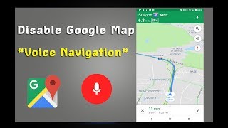 How To Turn On Disable Voice Navigation On Google Maps & Also Change Lady Voice Language