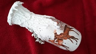 ВАЗА СВЕТИЛЬНИК ИЗ ПЛАСТИКОВОЙ БУТЫЛКИ...VASE LAMP OF PLASTIC BOTTLE ...