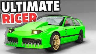 Building the ULTIMATE RICER in BeamNG! - BeamNG Drive 200BX Ricer Parts Mod