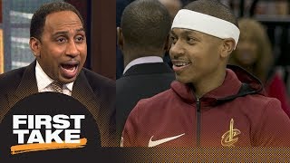 Stephen A. Smith upset Isaiah Thomas won't play against Celtics | First Take | ESPN