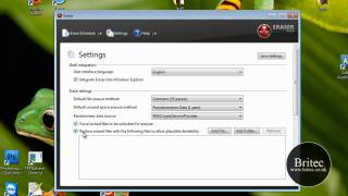 Securely Erase Files from Your Hard Drive by Britec