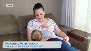 Amamentação em público é tema de polêmica em Toledo