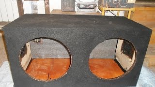 Строим корпус для 2-ух сабвуферов на 15" во весь багажник от AVTO CLASS