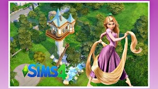The Sims 4 ╽Строим башню Рапунцель!