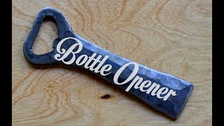 How to Forge a Church Key Bottle Opener Blacksmithing Tutorial // Easy Blacksmith Projects