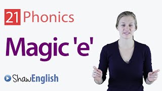 English Phonics Magic 'e' Vowel Sound