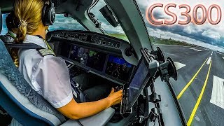 Liina Pilots the AIRBUS A220 out of Iceland