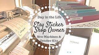 Day in the Life of an Etsy Shop Owner | Sara Marie Stickers |